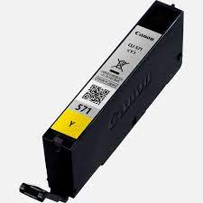 Canon CLI-571 Printer Ink Cartridge Yellow - letterbox friendly