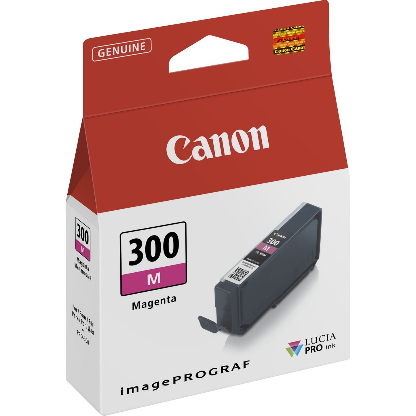 Canon PFI-300M Magenta Printer Ink Cartridge - 4195C001