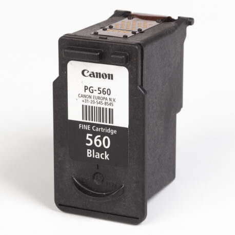 Canon PG-560 Black Printer Ink Cartridge - letterbox friendly
