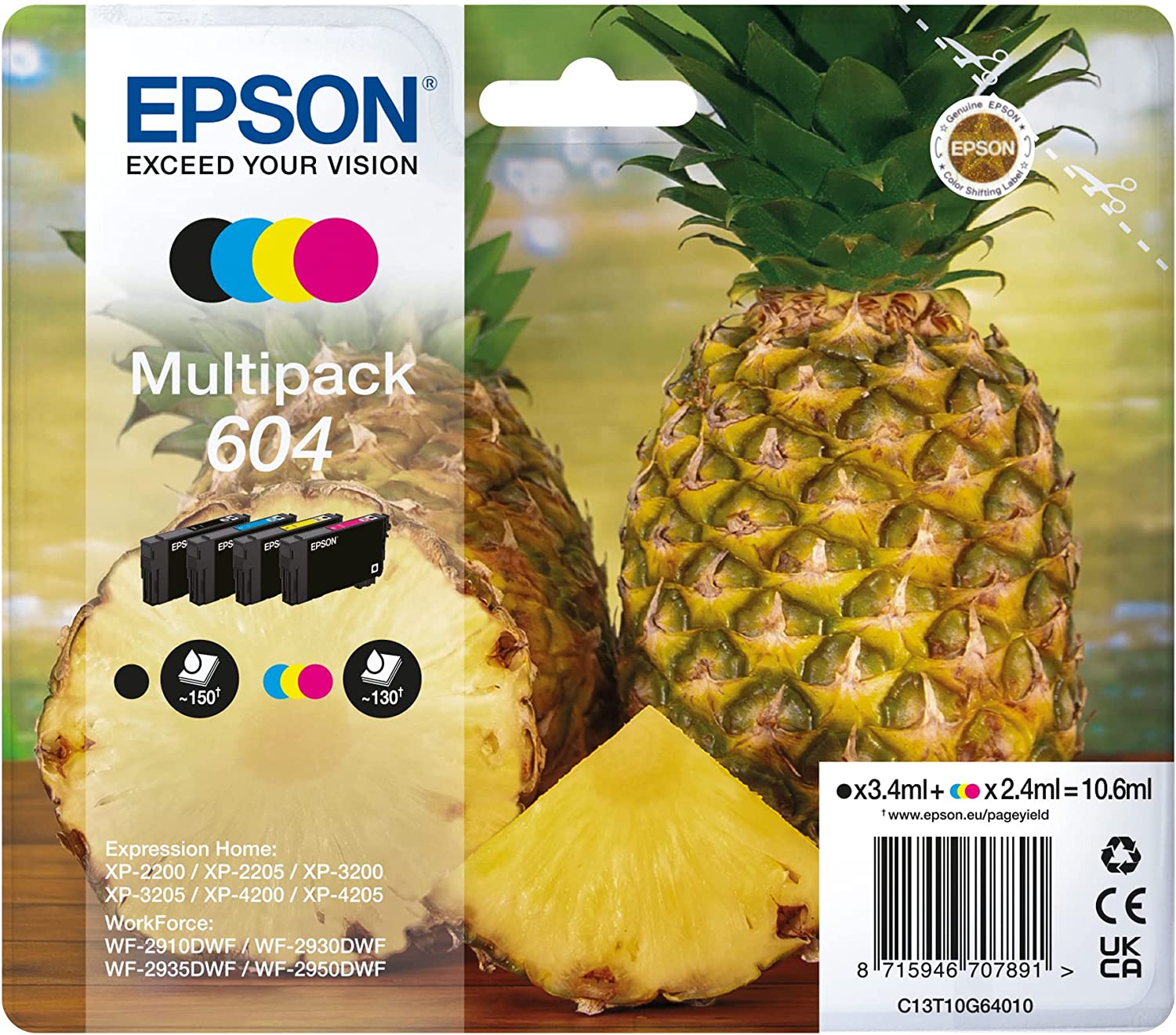 Epson Original 604 Multipack - 4 ink pack | Cartridge King 