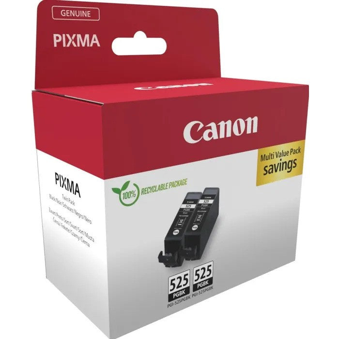 Canon PGI-525 Black Twin Pack - Cardboard Multipack