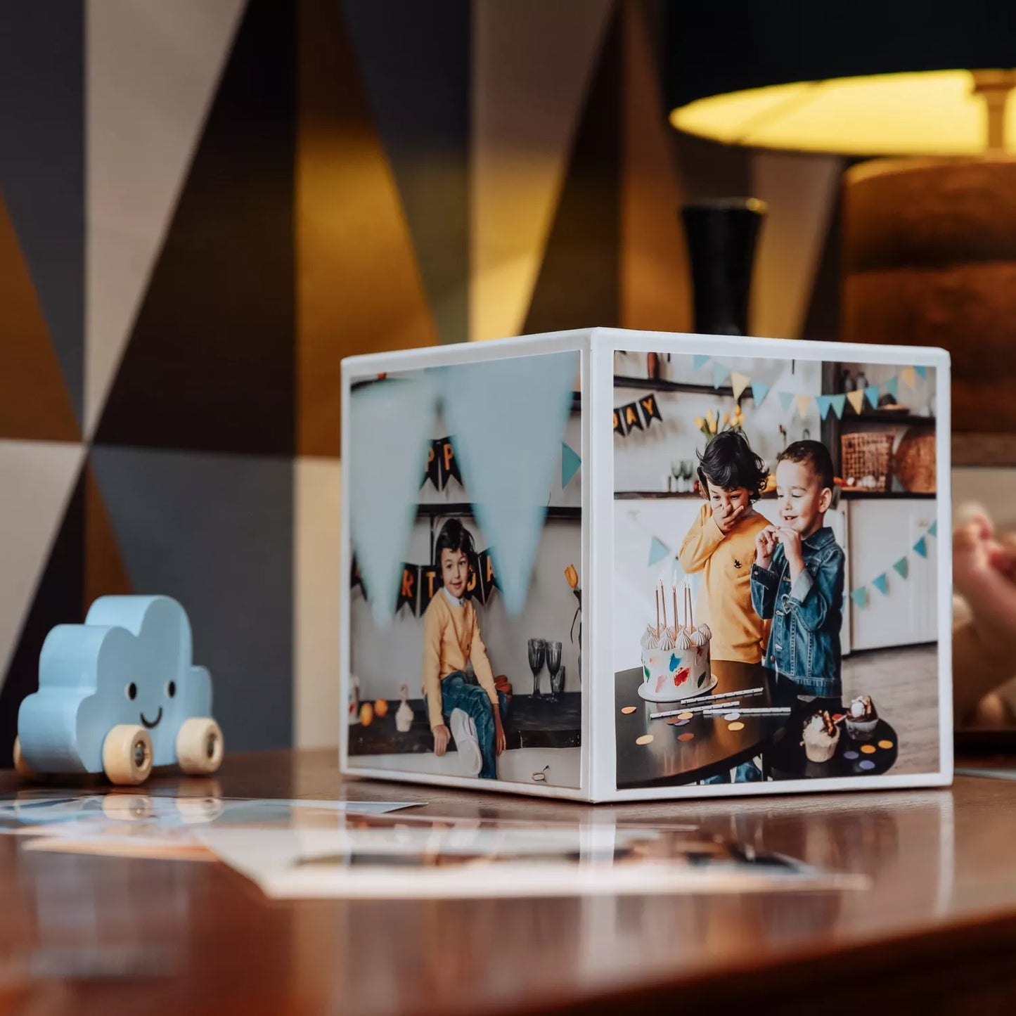 Canon Photo Cube and Frame + PP-201 5x5 Creative Pack, Orange