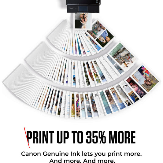 Canon PG-540 / CL-541 Genuine Ink Cartridges, Pack of 2 (1 x Black, 1 x Colour), Includes 50 sheets of 4x6 Canon Photo Paper - 5225B013