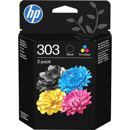 HP 303 2-pack Black/Tri-colour Original Ink Cartridges - 3YM92AE