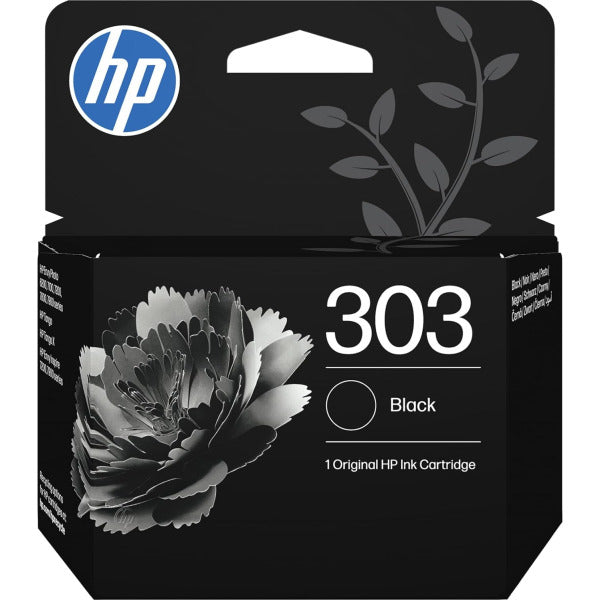 HP 303 Standard Capacity Black Original Ink Cartridge - T6N02AE