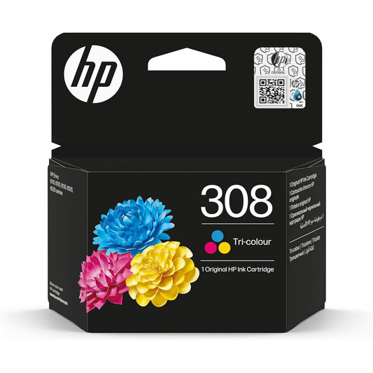 HP 308 Tri-color Original Ink Cartridge - 7FP20EU