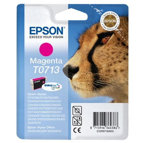 Epson Original T0713 Magenta Ink Cartridge Epson