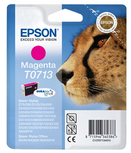Epson Original T0713 Magenta Ink Cartridge | Cartridge King 