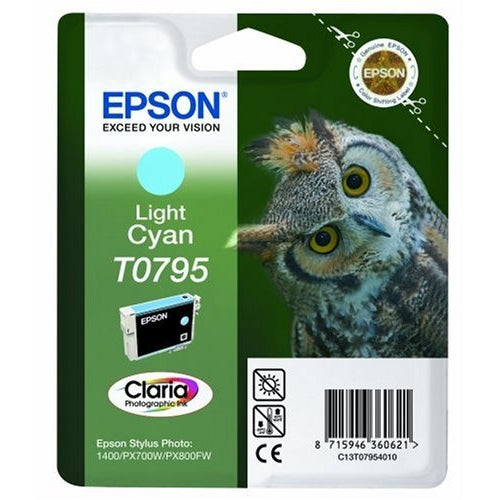 Epson Original T0795 Light Cyan Ink Cartridge Epson