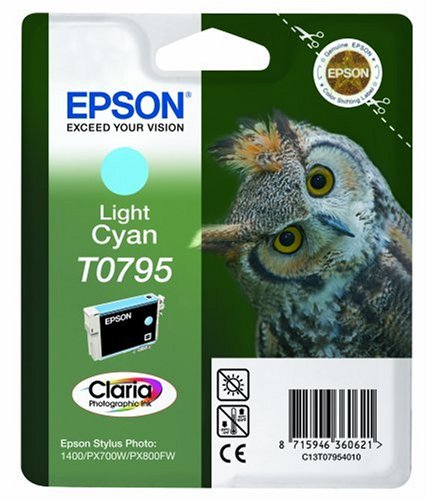 Epson Original T0795 Light Cyan Ink Cartridge | Cartridge King 