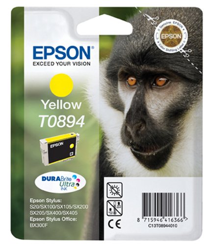 Epson Original T0894 Yellow Ink Cartridge | Cartridge King 