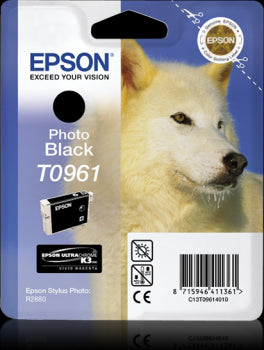 Epson Original T0961 Photo Black Ink Cartridge