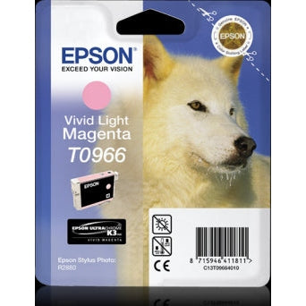 Epson Original T0966 Vivid Light Magenta Ink Cartridge Epson