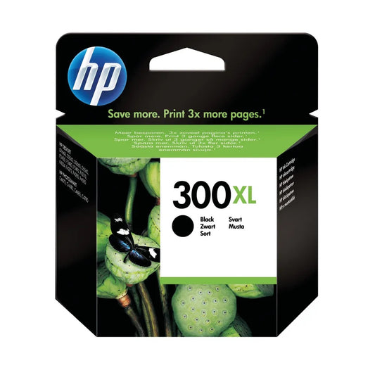 HP 300XL High Yield Black Original Ink Cartridge Page Yield 600 (P/N CC641EE)