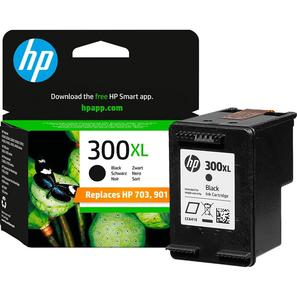 HP 300XL High Yield Black Original Ink Cartridge - CC641EE Past Best Expiry Date