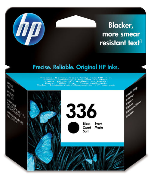 HP 336 Black Original Ink Cartridge Page Yield 220 (P/N C9362EE) | Cartridge King 