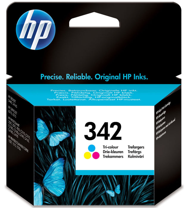 HP 342 Tri-colour Original Ink Cartridge Page Yield 220 (P/N C9361EE)