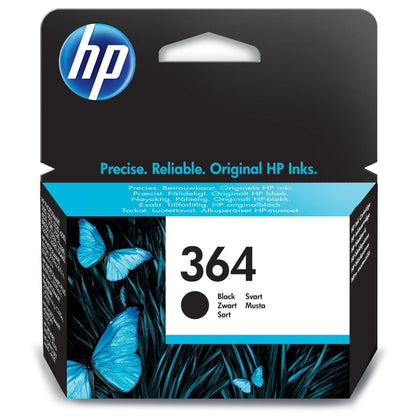 HP 364 Black Original Ink Cartridge Page Yield 250 (P/N CB316EE)