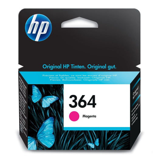 HP 364 Magenta Original Ink Cartridge Page Yield 300 (P/N CB319EE)