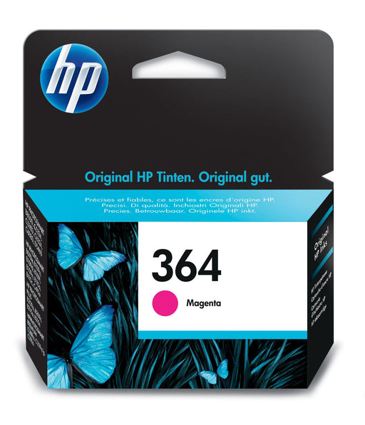 HP 364 Magenta Original Ink Cartridge Page Yield 300 (P/N CB319EE) | Cartridge King 