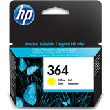 HP 364 Yellow Original Ink Cartridge Page Yield 300 P/N CB320EE