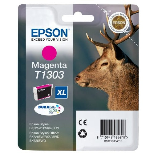 Epson Original T1303 Magenta Ink 10.1ml