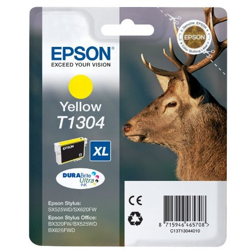 Epson Original T1304 Yellow Ink 10.1ml Epson