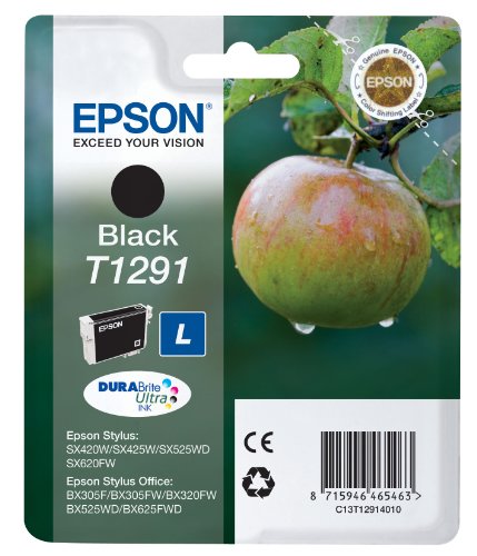 Epson Original T1291 Black Ink 11.2ml | Cartridge King 
