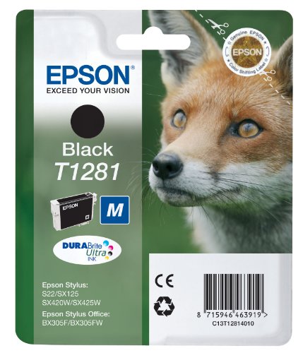 Epson Original T1281 BLACK INK 5.9ml | Cartridge King 