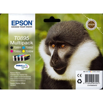 Epson Original T0895 - Multipack Black/ Cyan/ Magenta and Yellow Epson