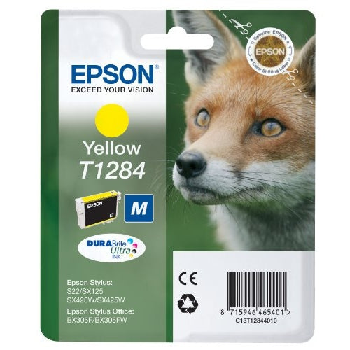 Epson Original T1284 Yellow Ink Cartridge 3.5ml EPSON