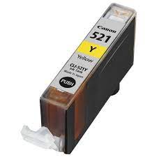 Canon CLI-521 Printer Ink Cartridge Yellow - letterbox friendly