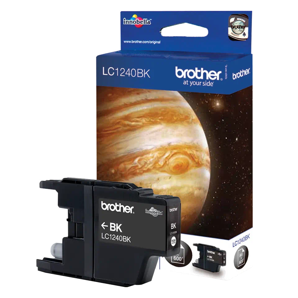 Brother Original LC1240 Black Ink Cartridge Brother