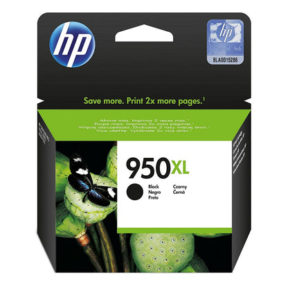 HP 950XL High Yield Black Original Ink Cartridge Page Yield 2300 P/N CN045AE HP