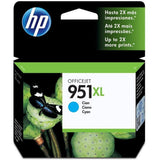 HP 951XL High Yield Cyan Original Ink Cartridge - CN046AE