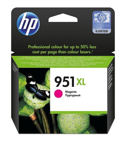 HP 951XL High Yield Magenta Original Ink Cartridge Page Yield 1500 (P/N CN047AE)