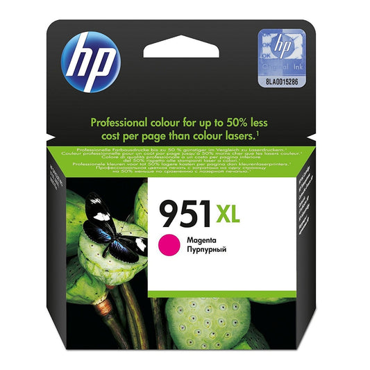 HP 951XL High Yield Magenta Original Ink Cartridge - CN047AE