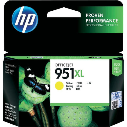 HP 951XL High Yield Yellow Original Ink Cartridge - CN048AE