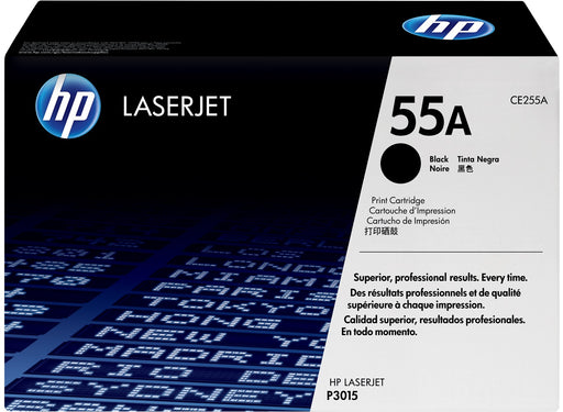 HP 55A Black Original LaserJet Toner Cartridge Page Yield 6000 (CE255A) | Cartridge King 