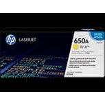 HP 650A Yellow Original LaserJet Toner Cartridge Page Yield 15K CE272A HP