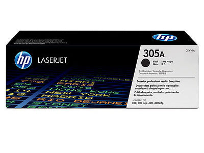 HP 305A Black Original LaserJet Toner Cartridge Page Yield 2090 (CE410A) | Cartridge King 