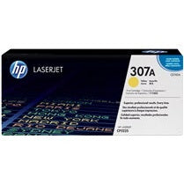 HP 307A Yellow Original LaserJet Toner Cartridgee Page Yield 7300 CE742A