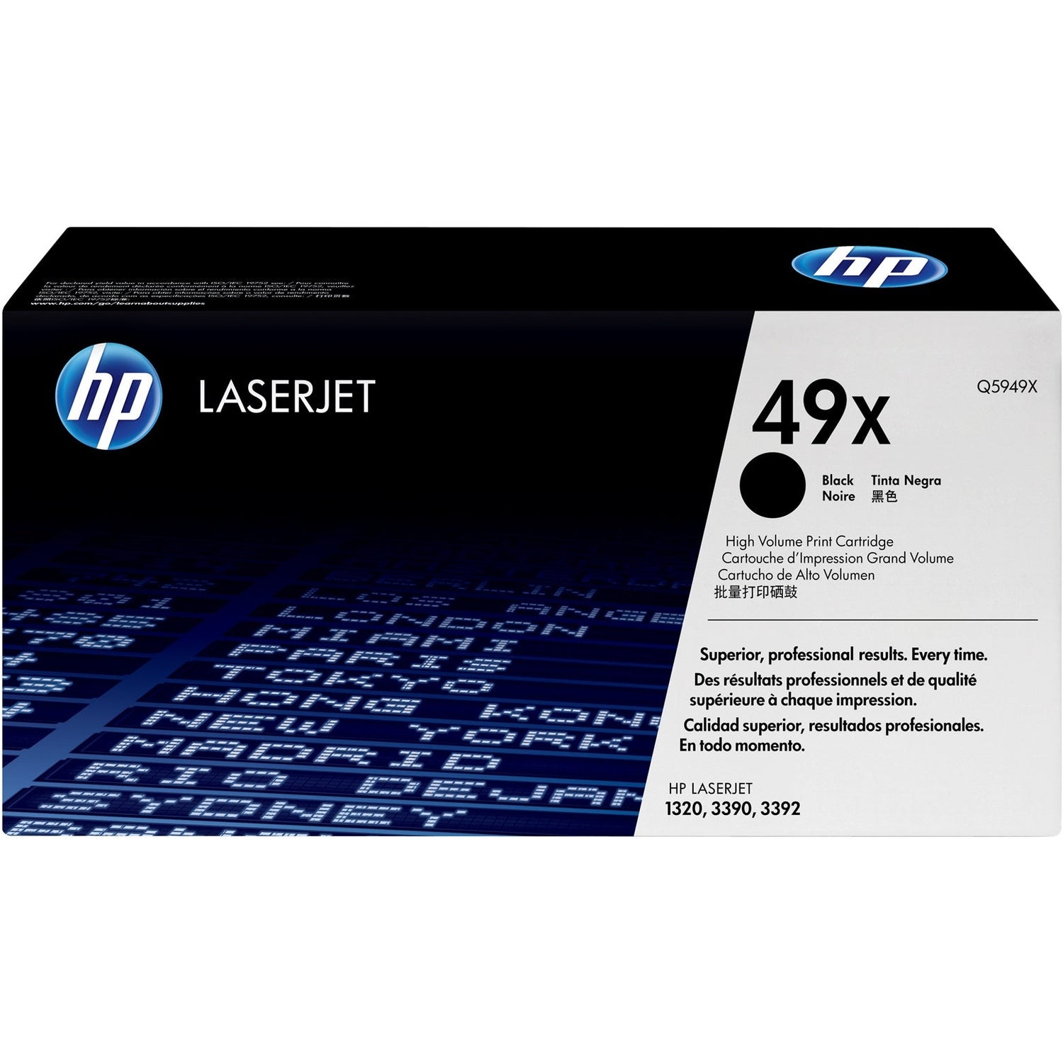 HP 49X High Yield Black Original LaserJet Toner Cartridge Page Yield 6000 Q5949X HP