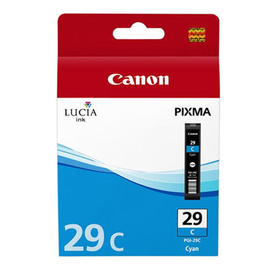 Canon PGI-29 Printer Ink Cartridge Cyan Lucia