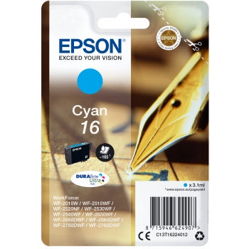 Epson Original T1622 Series Pen & Crossword Cyan Ink Cartridge