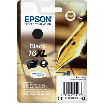 Epson Original T1631 Series Pen & Crossword Black Ink Cartridge 12.9ml
