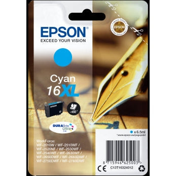 Epson Original T1632 Series pen & Crossword Cyan Ink Cartridge 6.5ml Epson