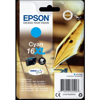 Epson Original T1632 Series pen & Crossword Cyan Ink Cartridge 6.5ml