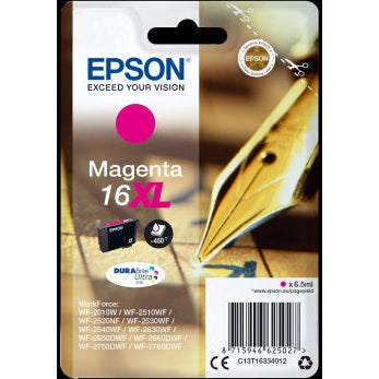 Epson Original T1633 Series Pen & Crossword Magenta Ink Cartridge 6.5ml Epson