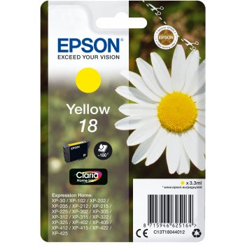 Epson Original T18 Yellow Inkjet Cartridge Daisy